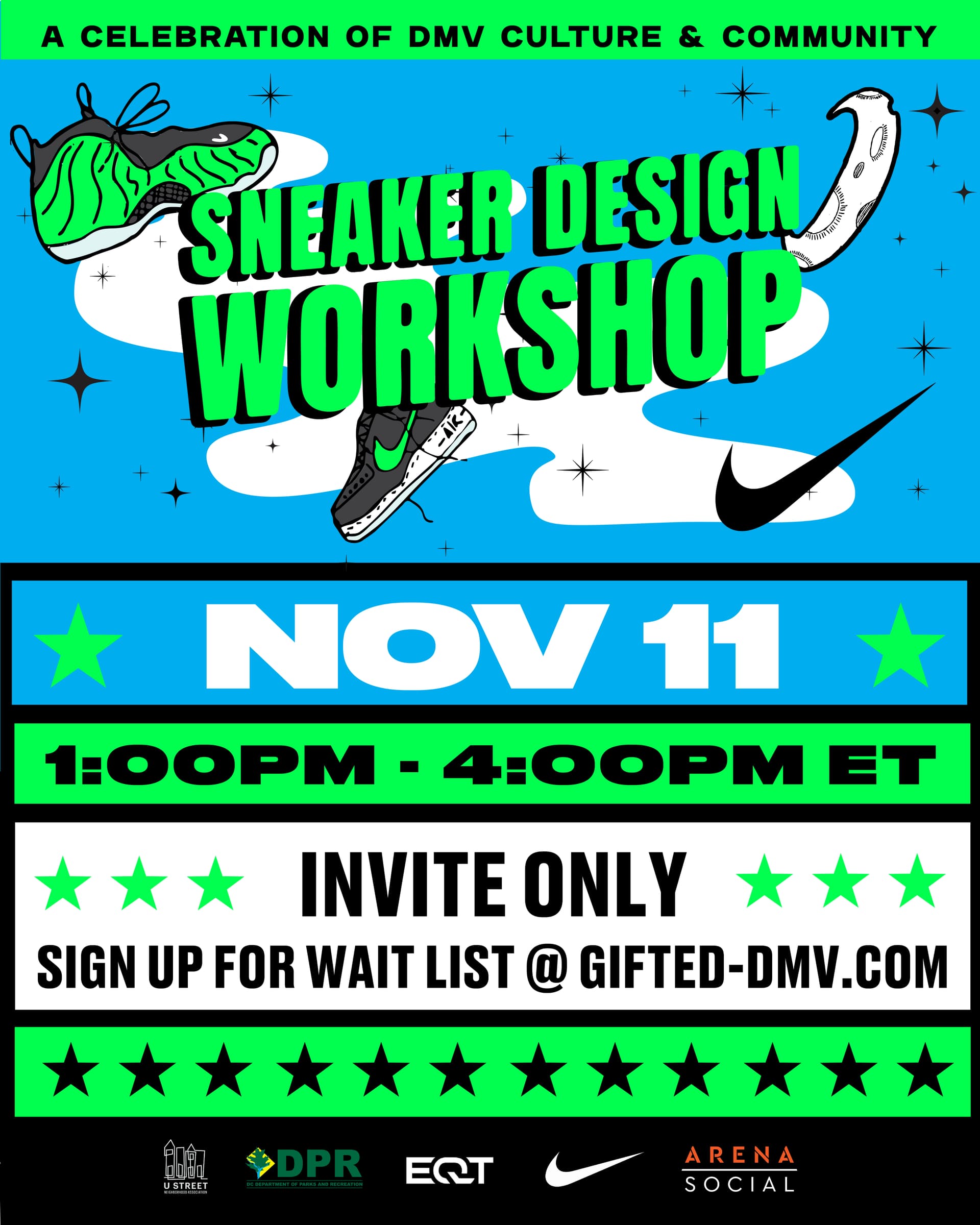 Sneaker Design Workshop & Sneaker Drive